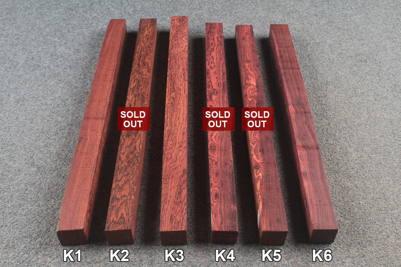 kingwood square pool cues butt turning blanks WOODS CUES