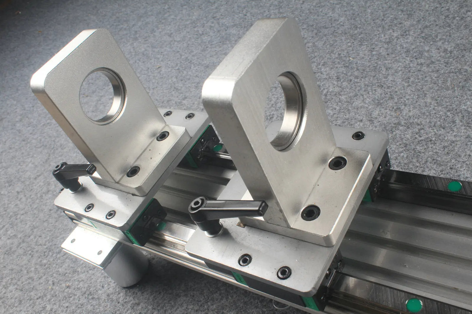 snooker and pool cue tip repair & maintenance lathe double chucks / rails WOODS CUES