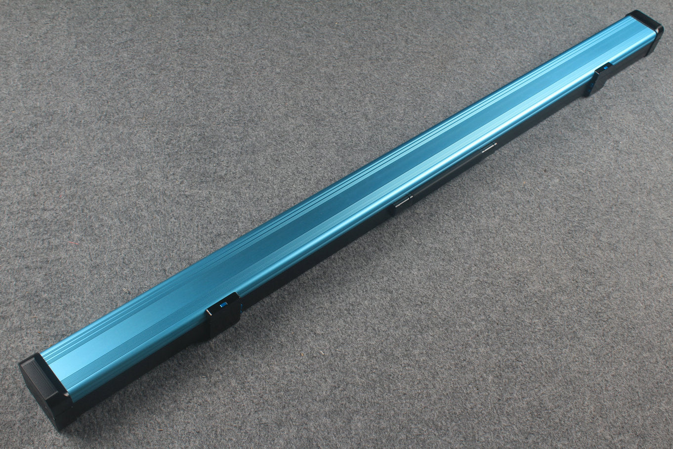 3/4 Premium Aluminium Snooker Cue Case – 2 Slots, Adjustable 120.5/124.8cm Interior