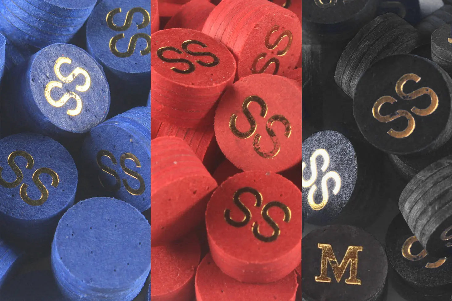 11 mm woods cues tips pig skin layered tips