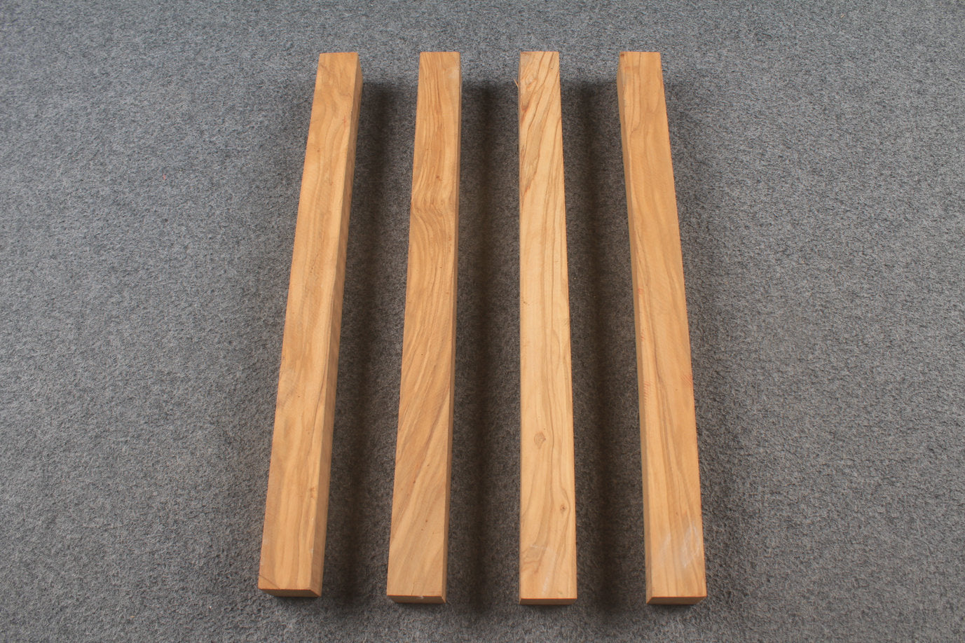 Olive wood square pool cues butt turning blanks WOODS CUES