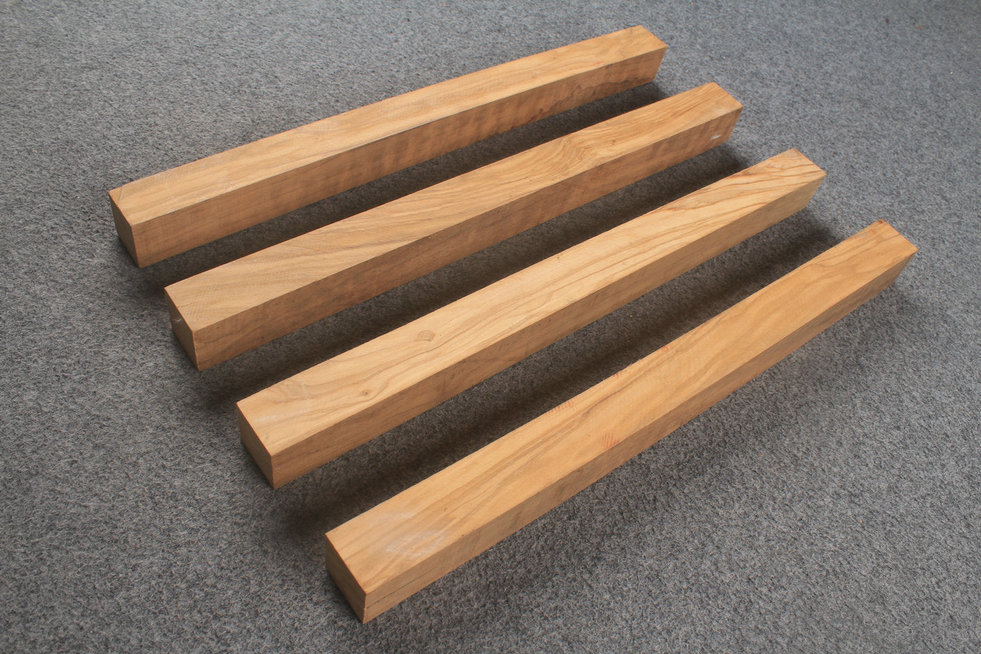 Olive wood square pool cues butt turning blanks WOODS CUES