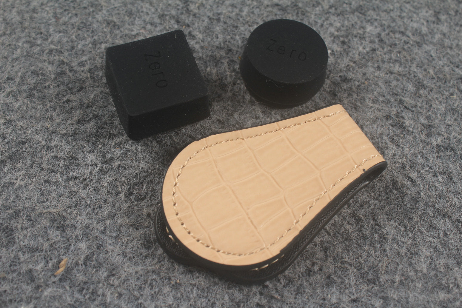Genuine Leather Magnetic Chalk Holder — Trapezoid Shape, Dual-Side Strong Magnet, Multi-Color