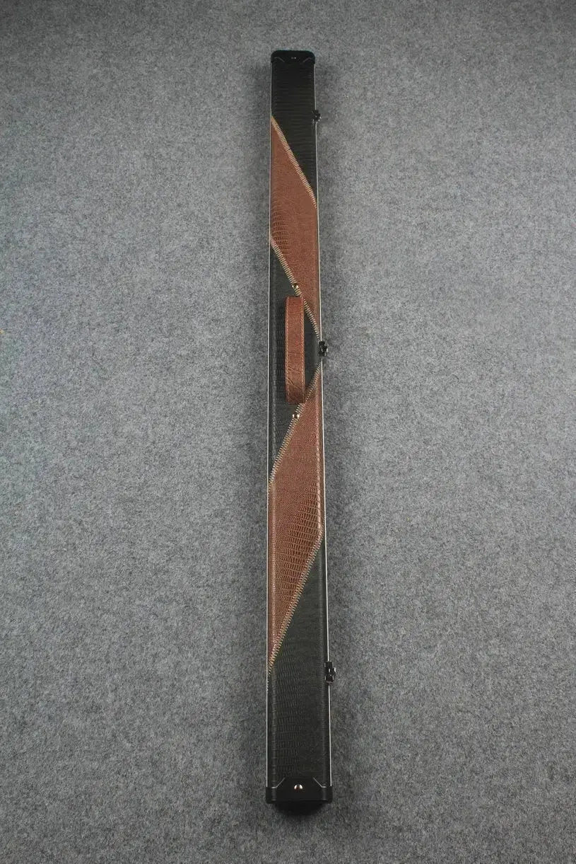 3/4 leather case aluminium construction with 2 slots ~halo style WOODS CUES