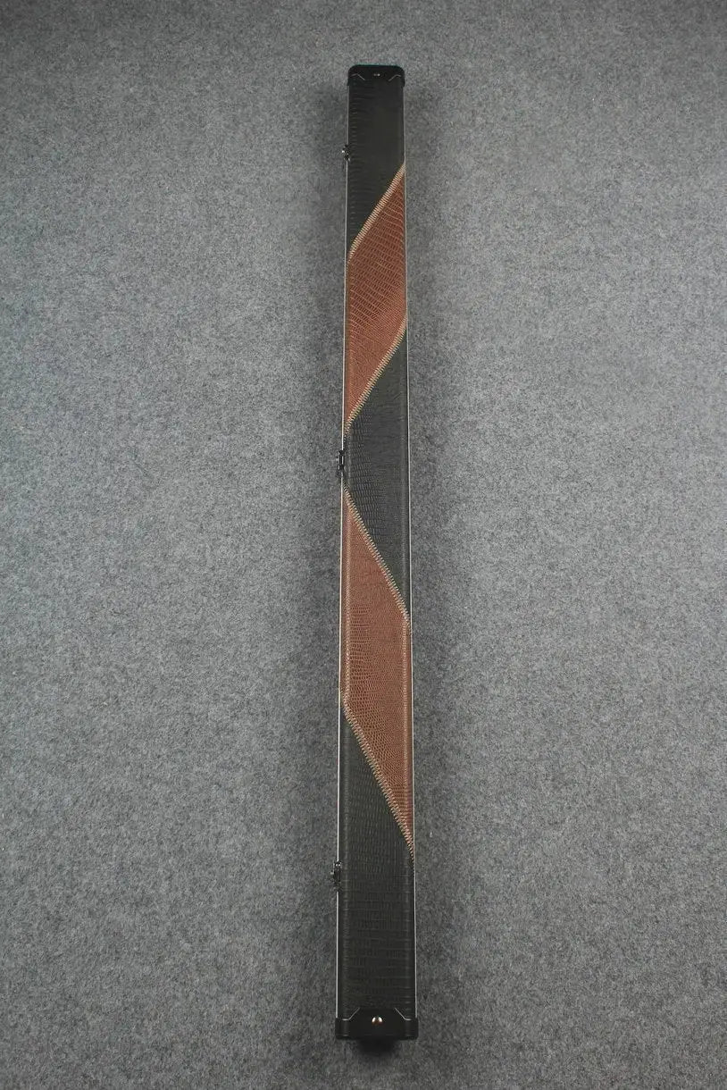 3/4 leather case aluminium construction with 2 slots ~halo style WOODS CUES