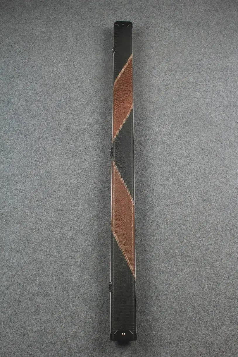 3/4 leather case aluminium construction with 2 slots ~halo style WOODS CUES