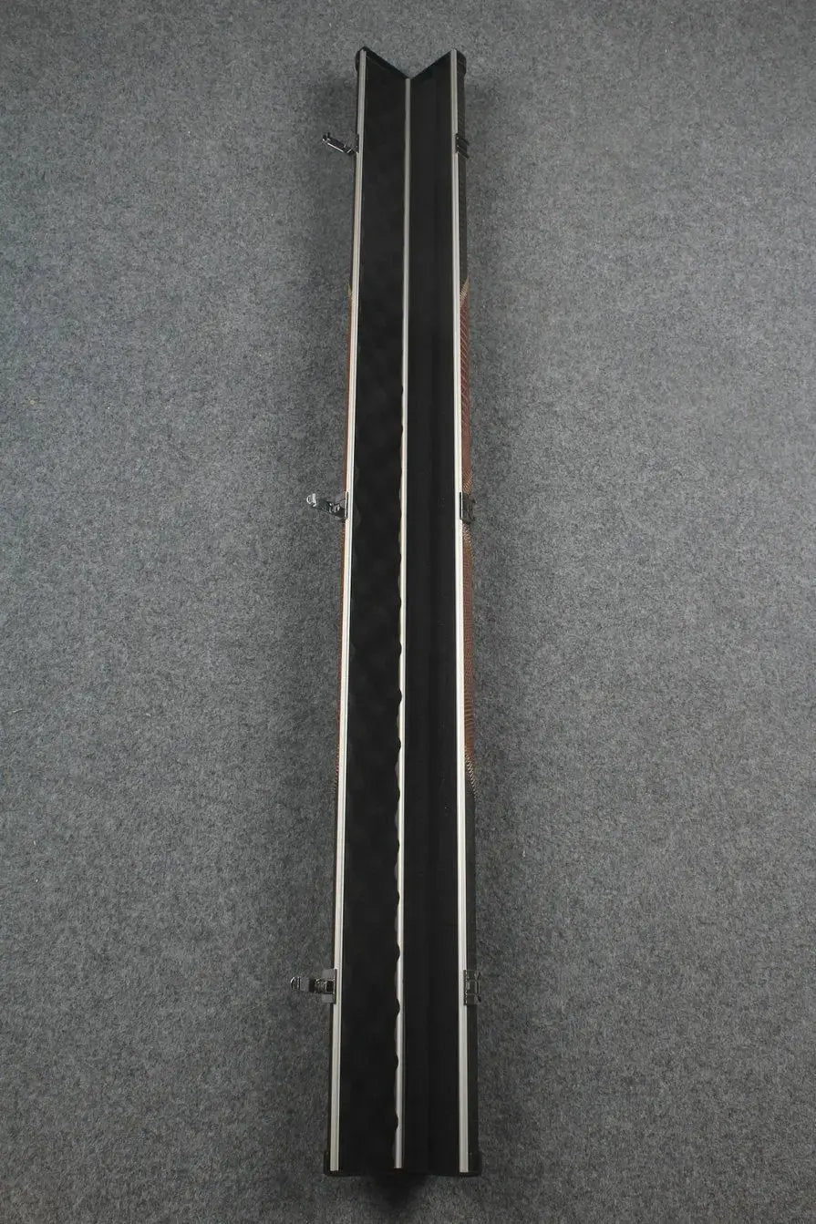 3/4 leather case aluminium construction with 2 slots ~halo style WOODS CUES