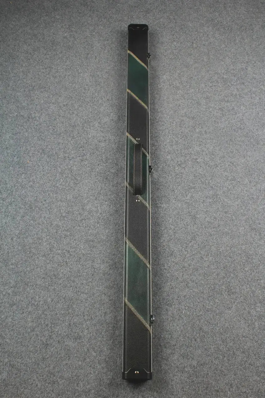 3/4 leather case aluminium construction with 2 slots ~halo style WOODS CUES