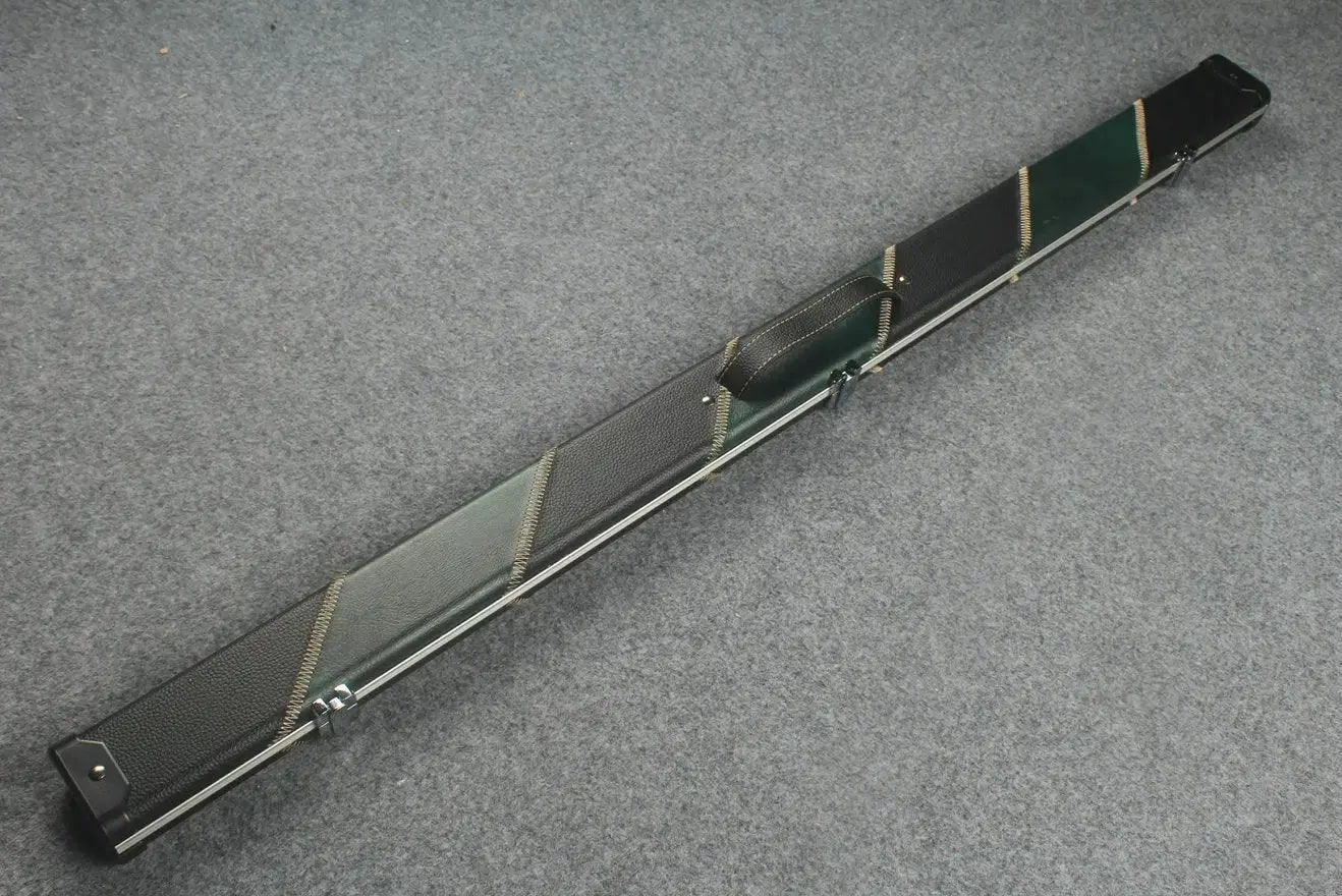 3/4 leather case aluminium construction with 2 slots ~halo style WOODS CUES