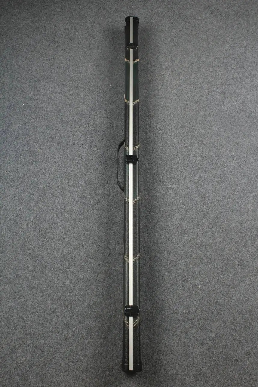 3/4 leather case aluminium construction with 2 slots ~halo style WOODS CUES