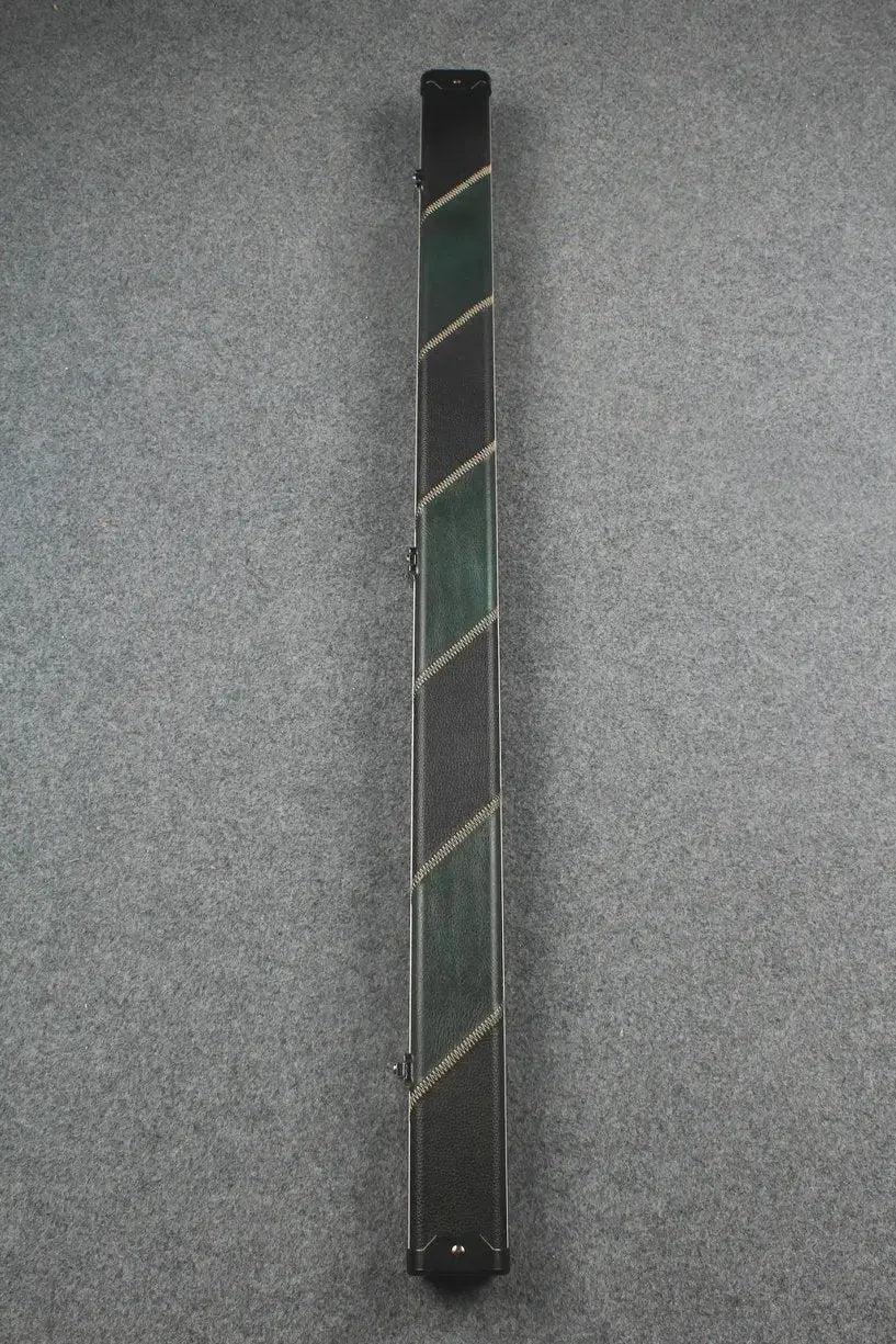 3/4 leather case aluminium construction with 2 slots ~halo style WOODS CUES