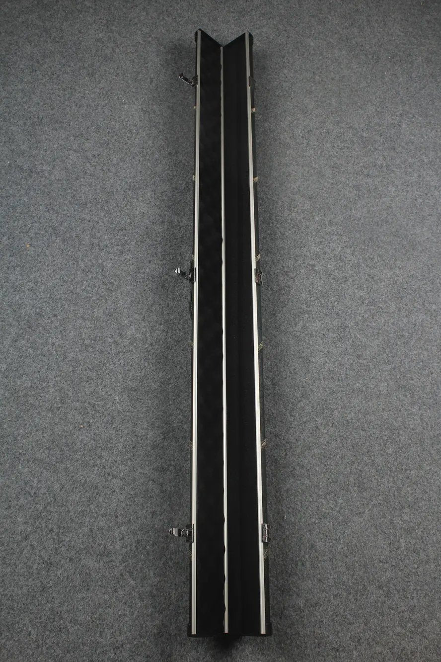 3/4 leather case aluminium construction with 2 slots ~halo style WOODS CUES