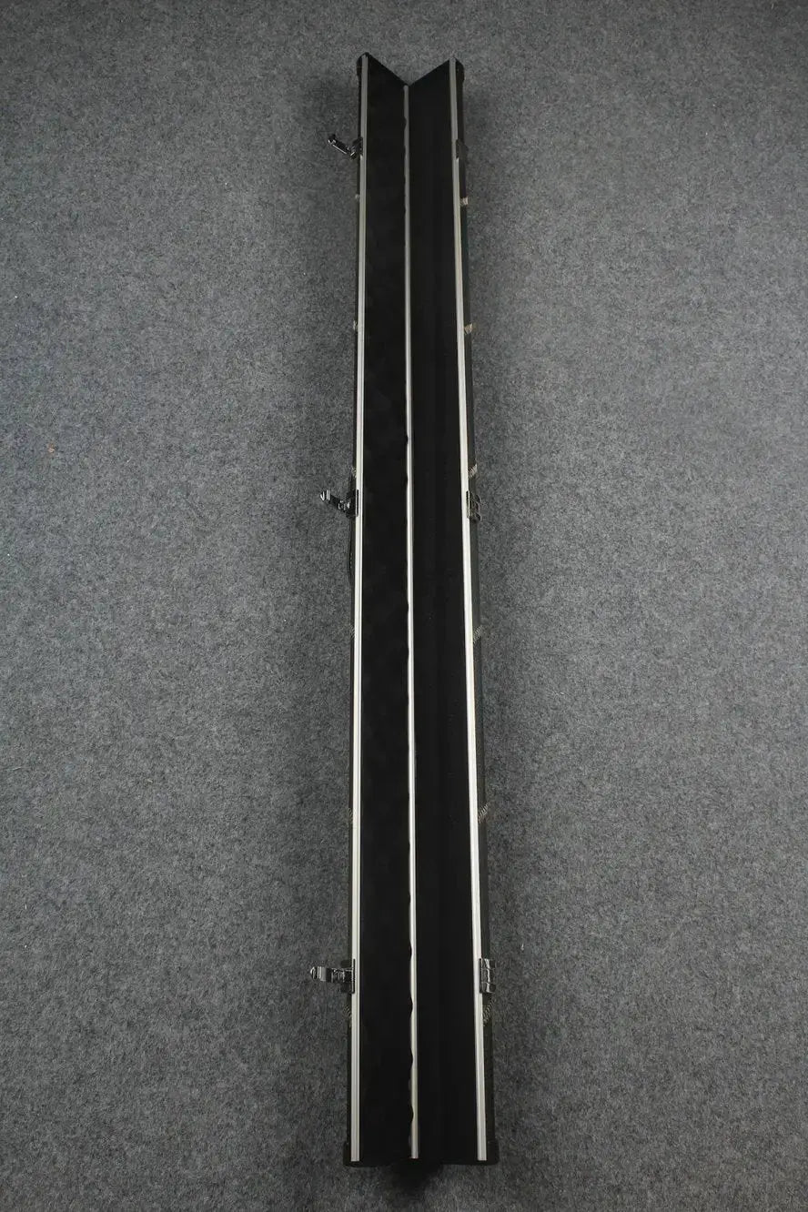 3/4 leather case aluminium construction with 2 slots ~halo style WOODS CUES