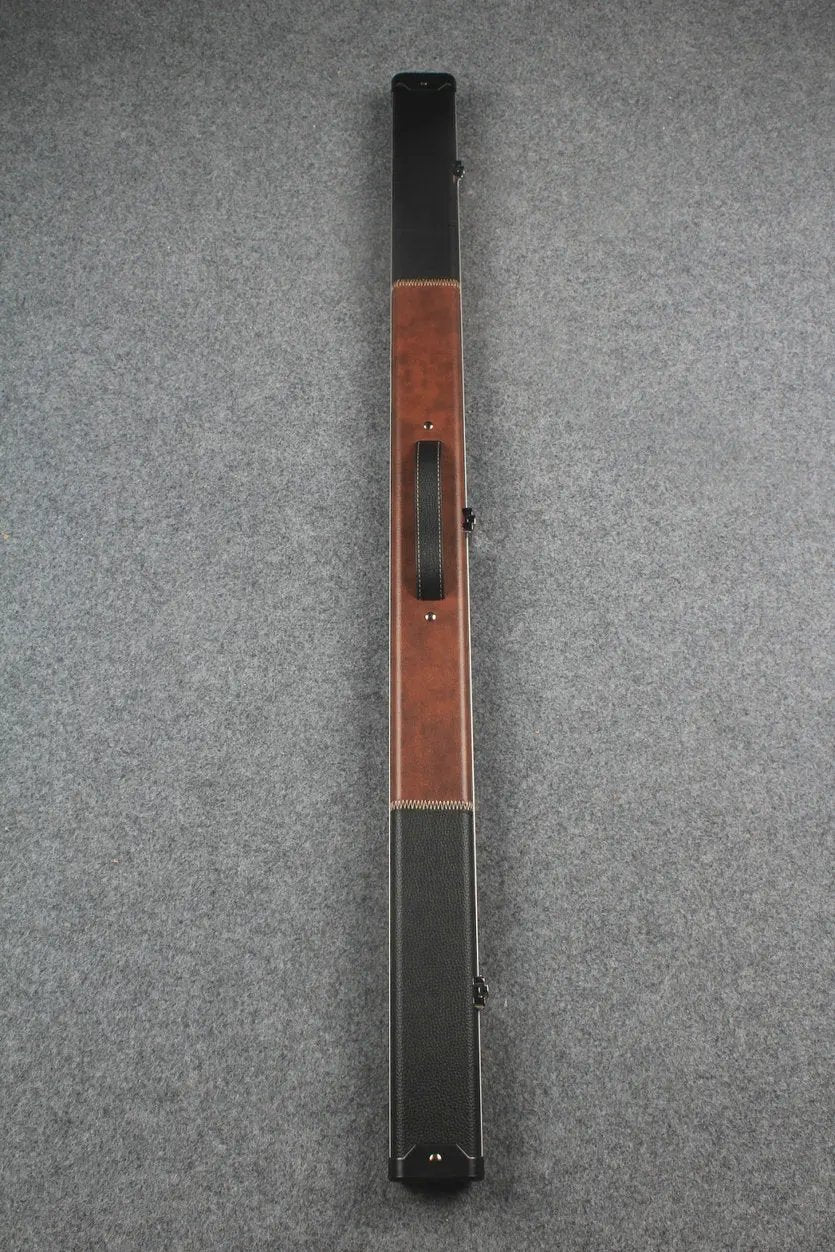 3/4 leather case aluminium construction with 2 slots ~halo style WOODS CUES