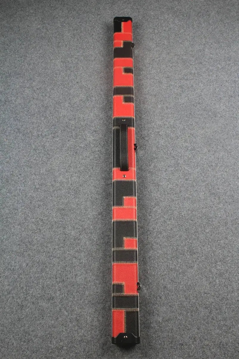 3/4 leather case aluminium construction with 2 slots ~halo style WOODS CUES
