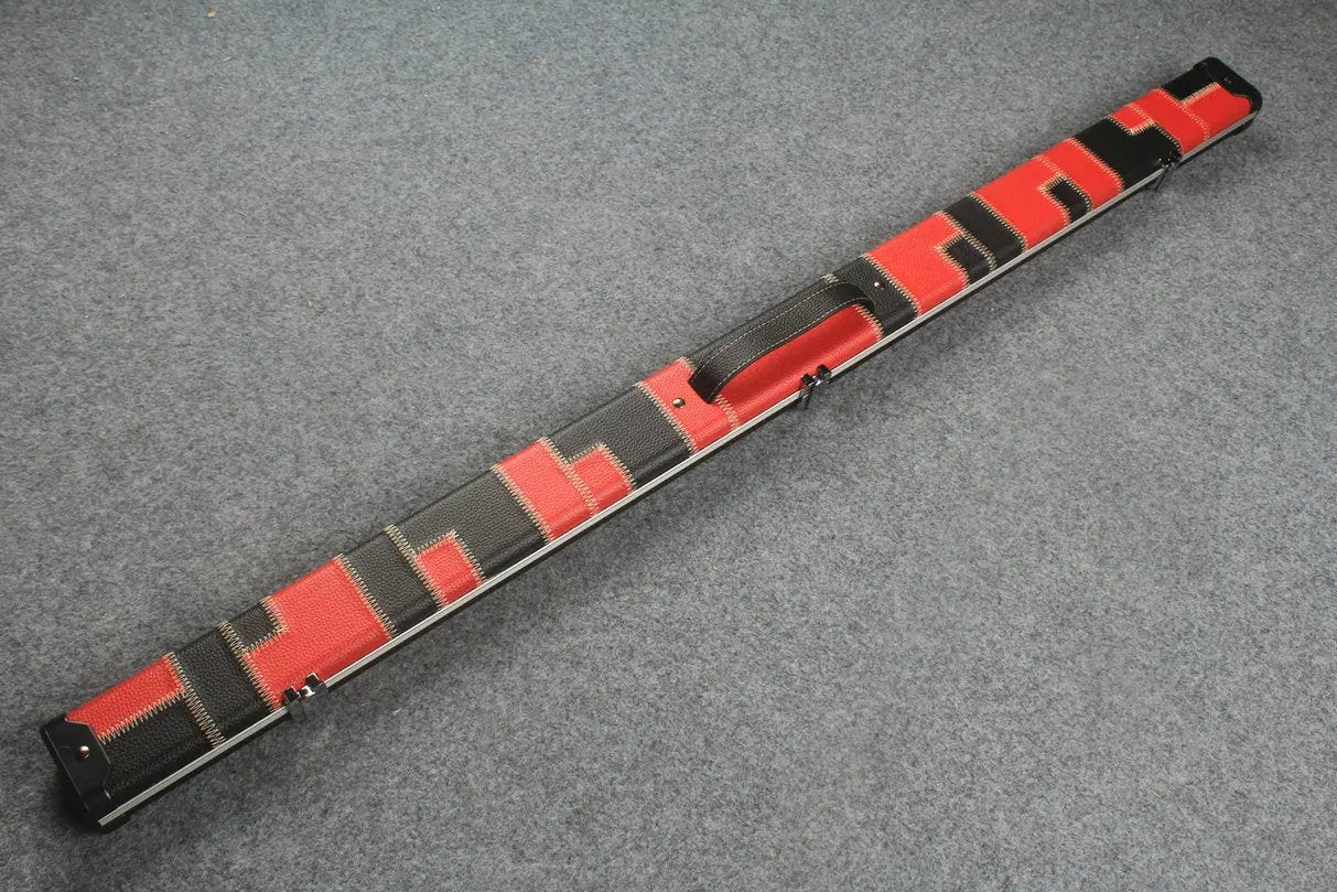 3/4 leather case aluminium construction with 2 slots ~halo style WOODS CUES