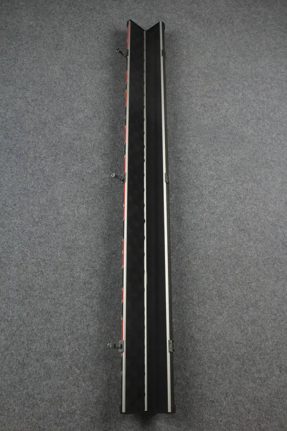 3/4 leather case aluminium construction with 2 slots ~halo style WOODS CUES