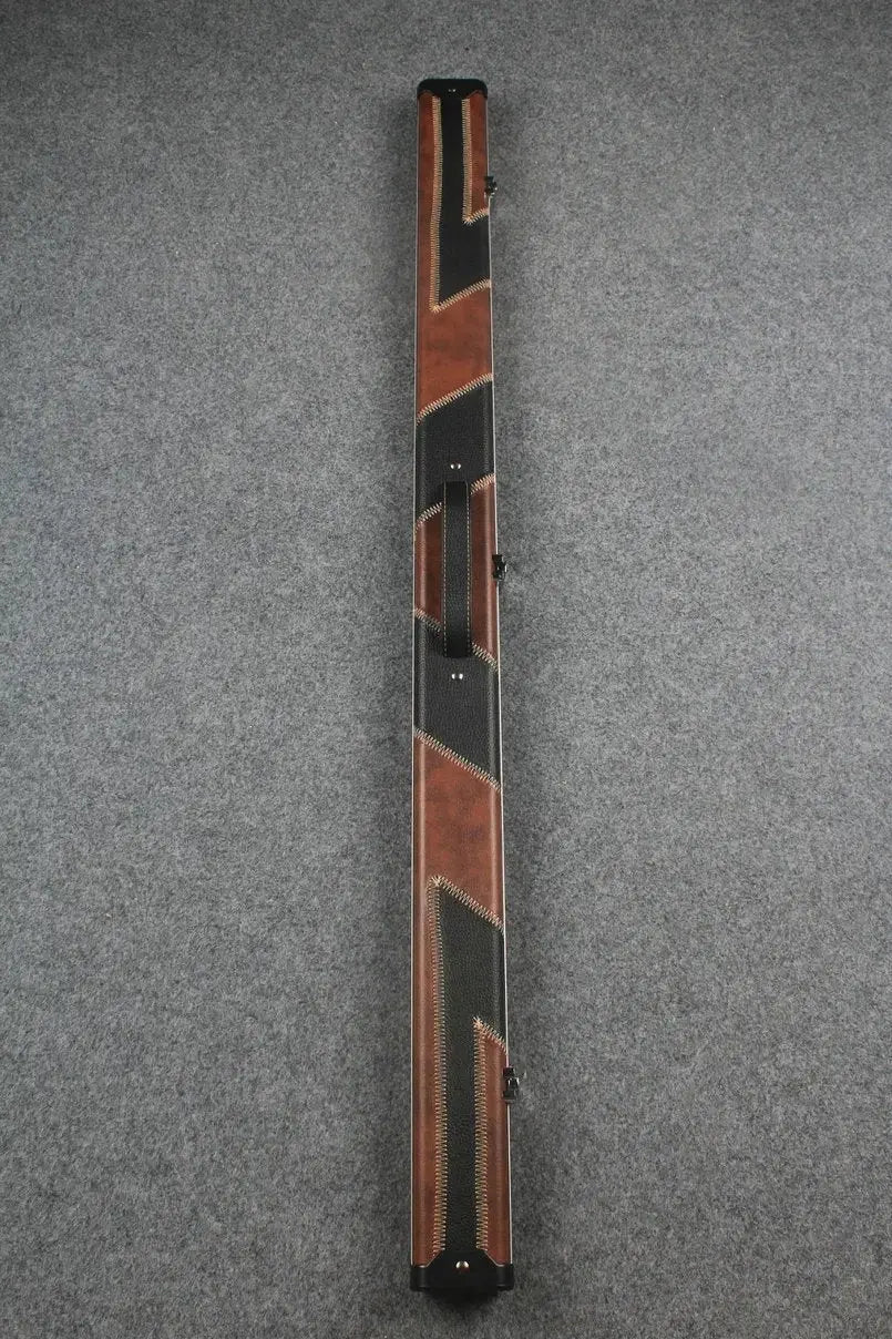 3/4 leather case aluminium construction with 2 slots ~halo style WOODS CUES
