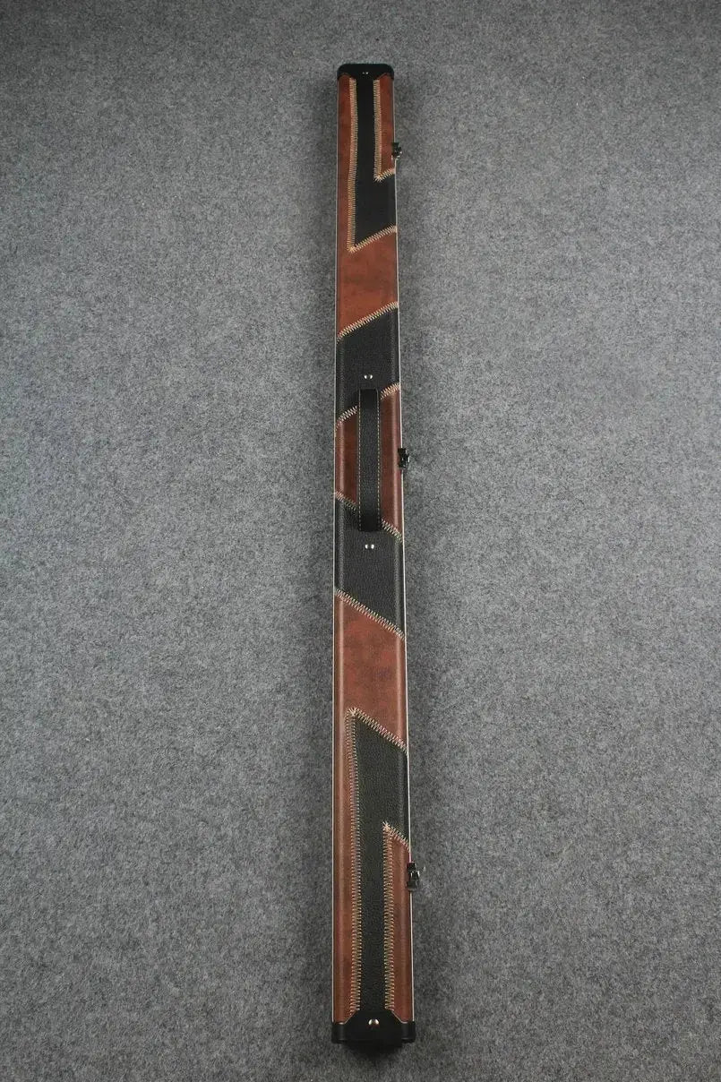 3/4 leather case aluminium construction with 2 slots ~halo style WOODS CUES