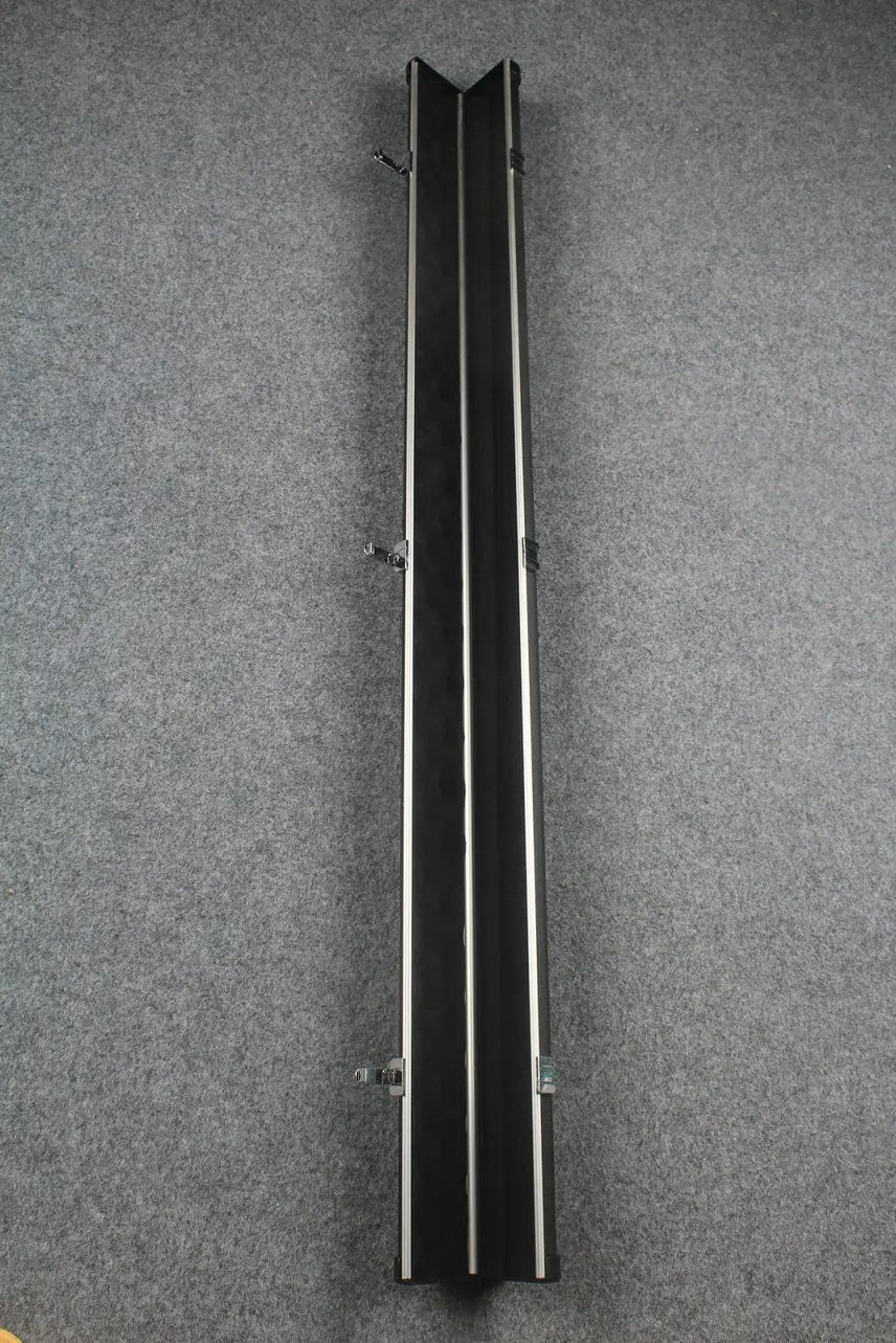 3/4 leather case aluminium construction with 2 slots ~halo style WOODS CUES