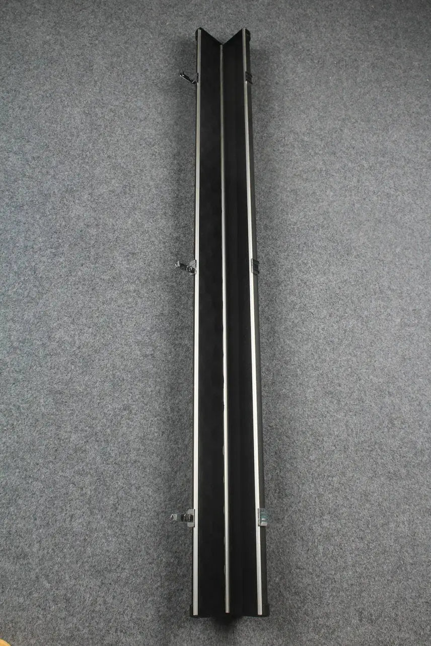3/4 leather case aluminium construction with 2 slots ~halo style WOODS CUES