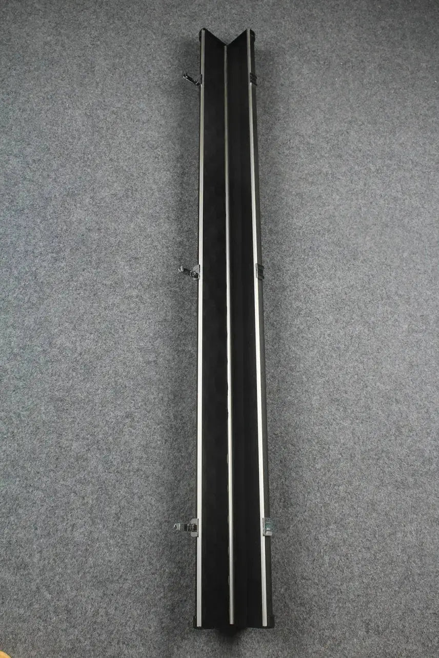 3/4 leather case aluminium construction with 2 slots ~halo style WOODS CUES