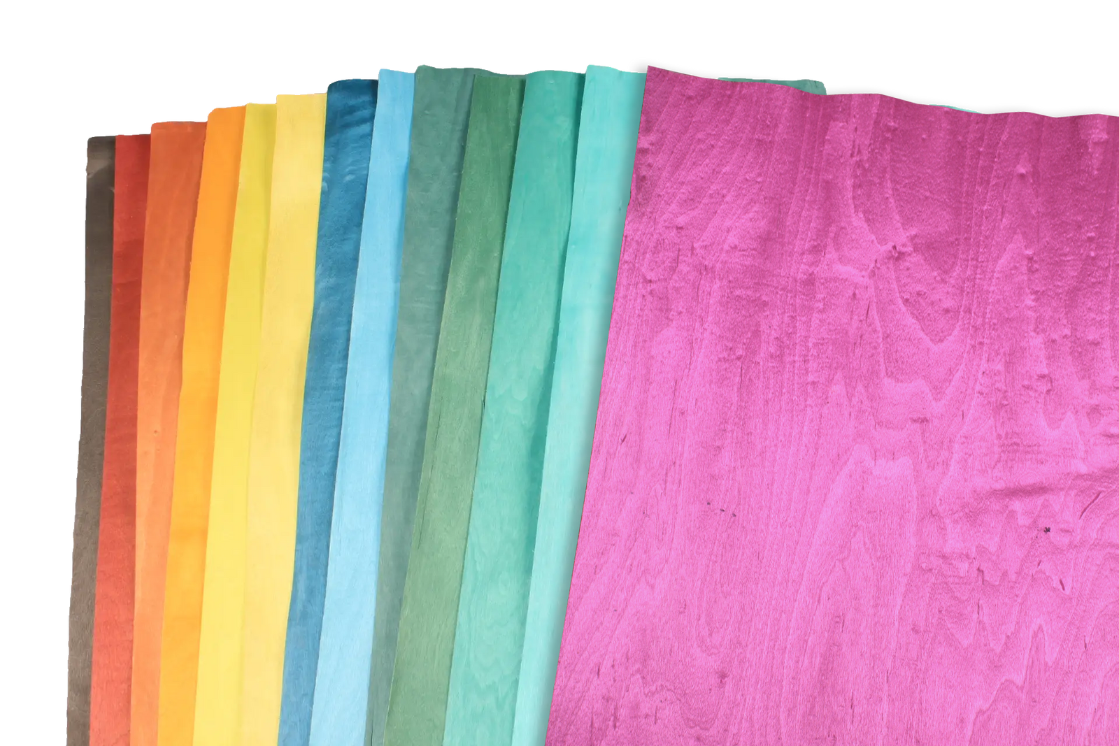 various colored veneers for cue making