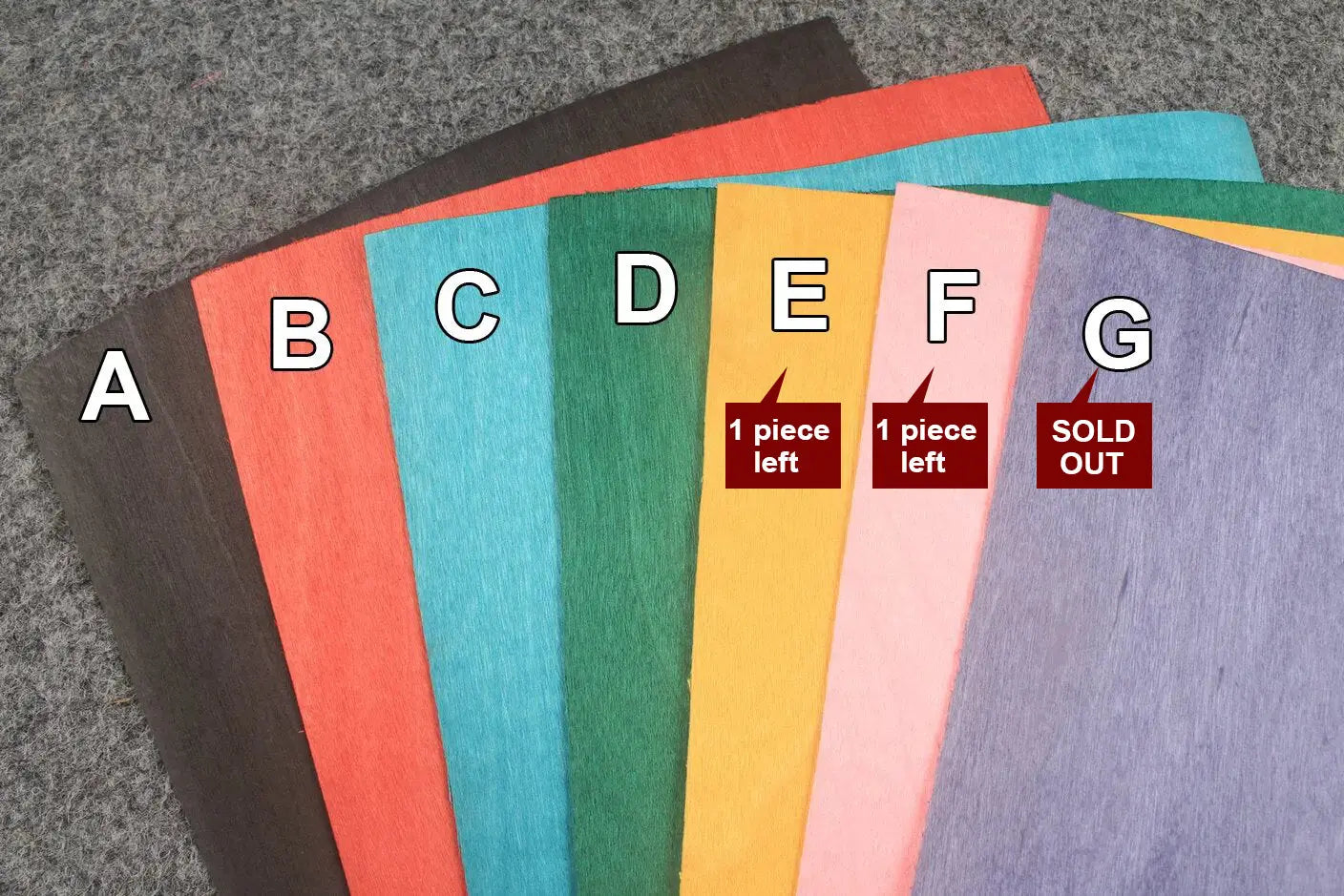 Coloured Maple Veneer Sheets for Billiard Cue Making — 17×28 cm, 1mm WOODS CUES