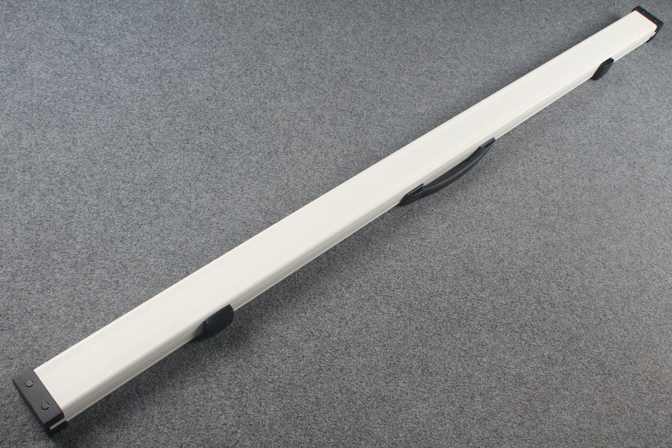 one piece aluminium lockable cue case – 2 Slots(chalk area inside)