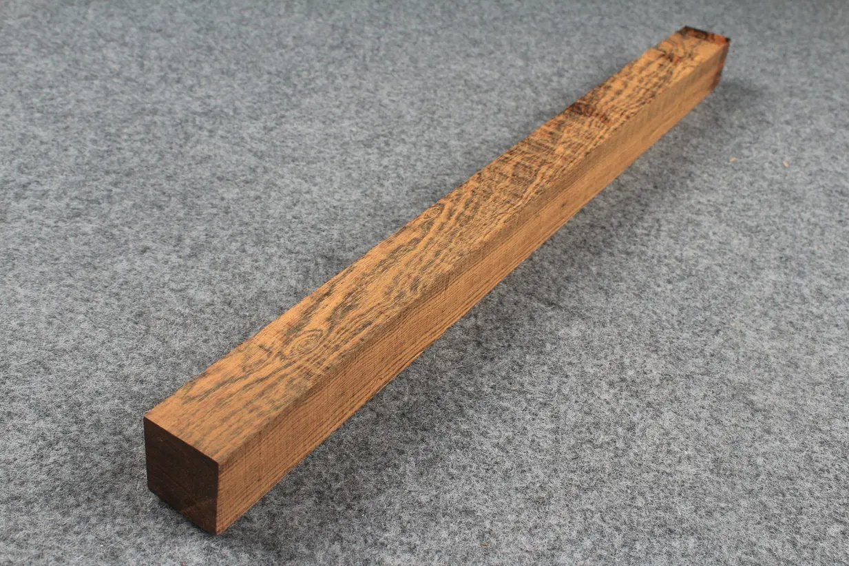bocote square pool cues butt turning blanks WOODS CUES