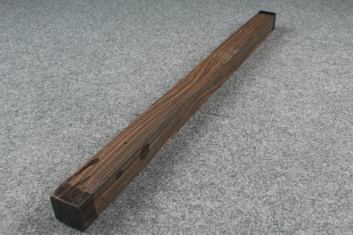 Macassar ebony square pool cues butt turning blanks WOODS CUES