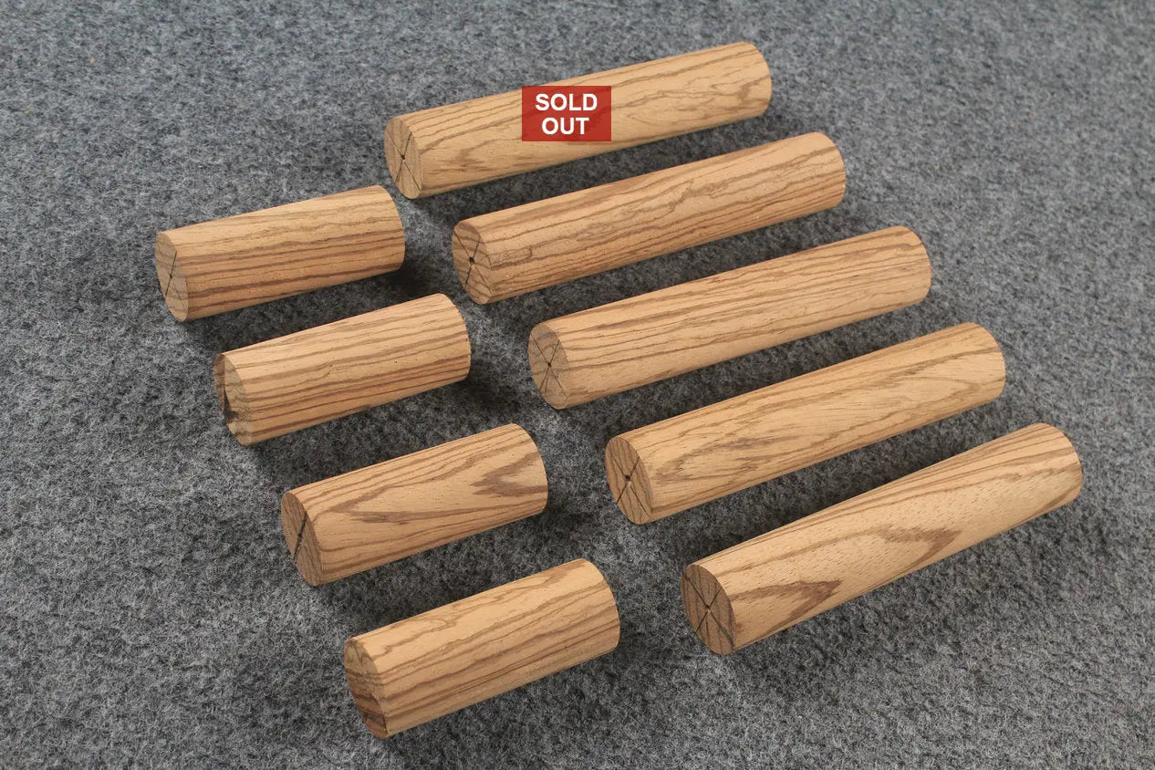 Zebrano wood Blanks for Mini Butt Crafting - Raw & Custom Processed Options WOODS CUES