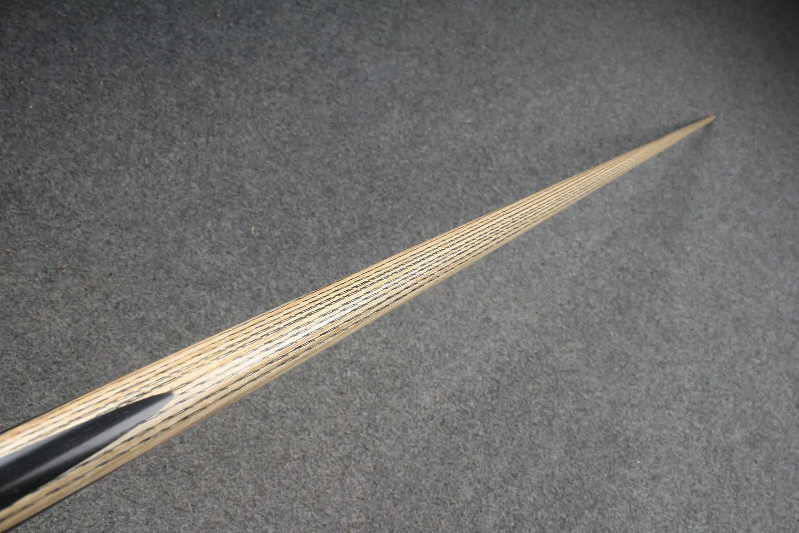 CHEVRONS+ WOODS 1 piece handmade snooker pool ash cue WOODS CUES
