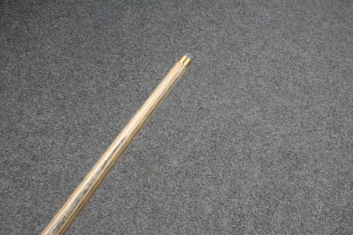 1 piece handmade ash english pool cue CHEVRONS+ WOODS CUES