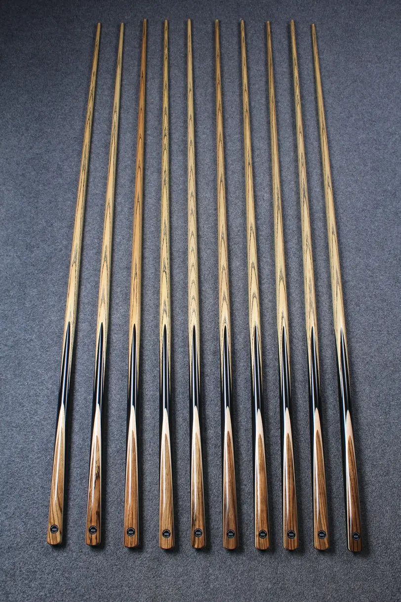 woods 1 piece handmade ash snooker/pool cue ronnie o'sullivan replica splicing 58 inch