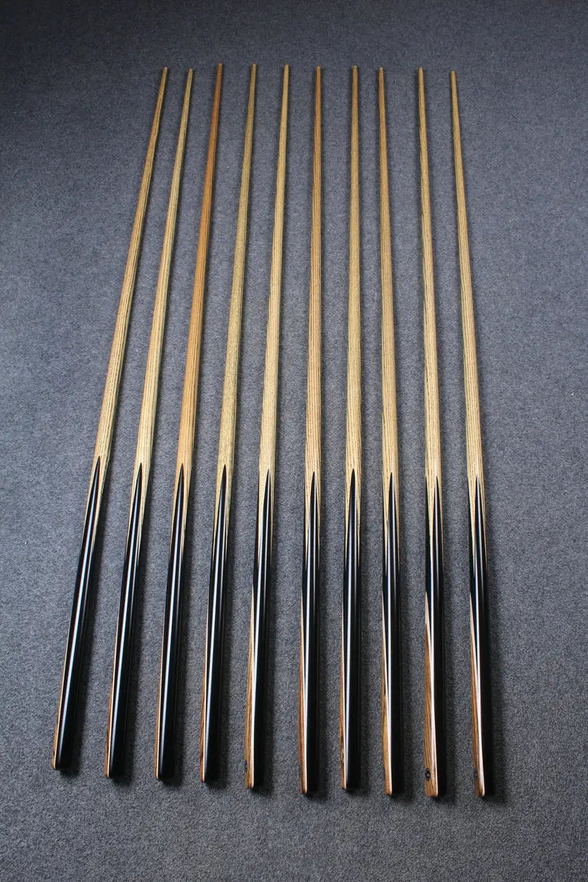 woods 1 piece handmade ash snooker/pool cue ronnie o'sullivan replica splicing 58 inch