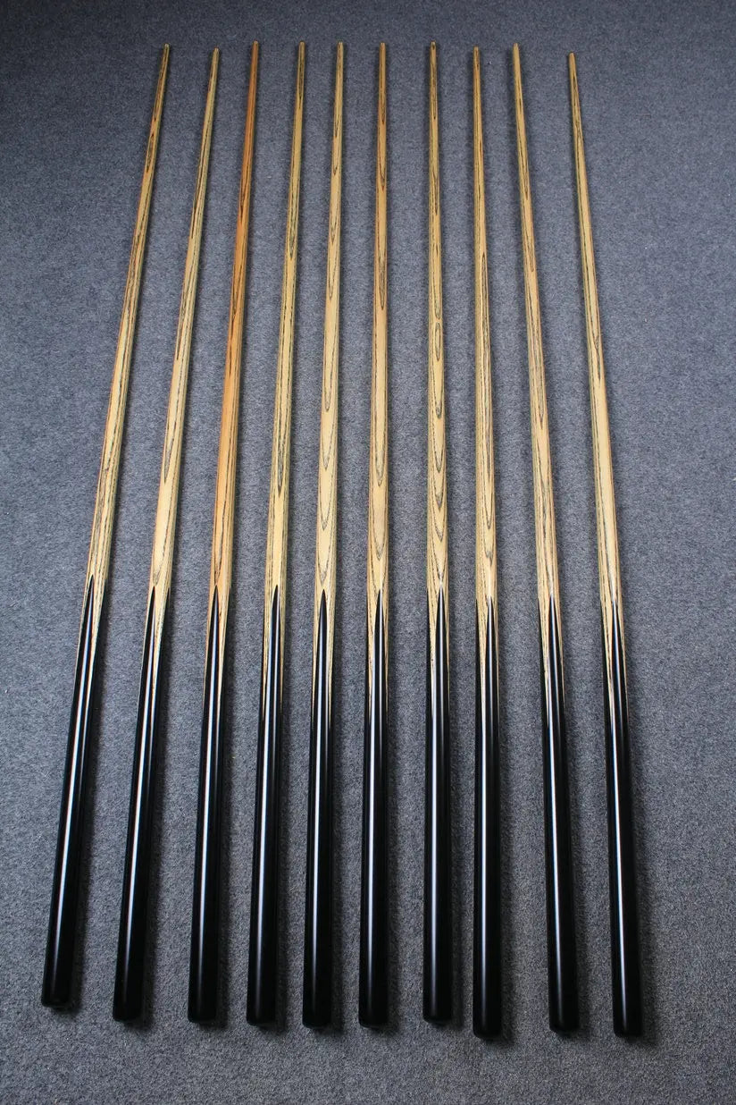 woods 1 piece handmade ash snooker/pool cue ronnie o'sullivan replica splicing 58 inch