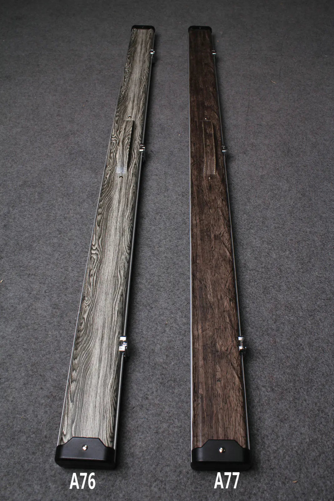 1 piece tree bark leather case aluminium construction with 2 slots