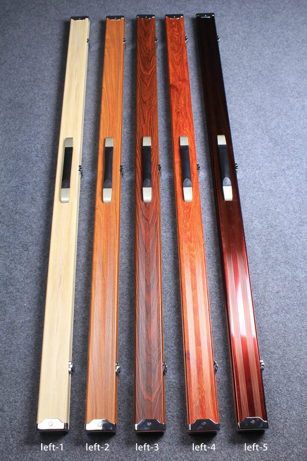 deluxe one piece aluminium cue case with 2 slots