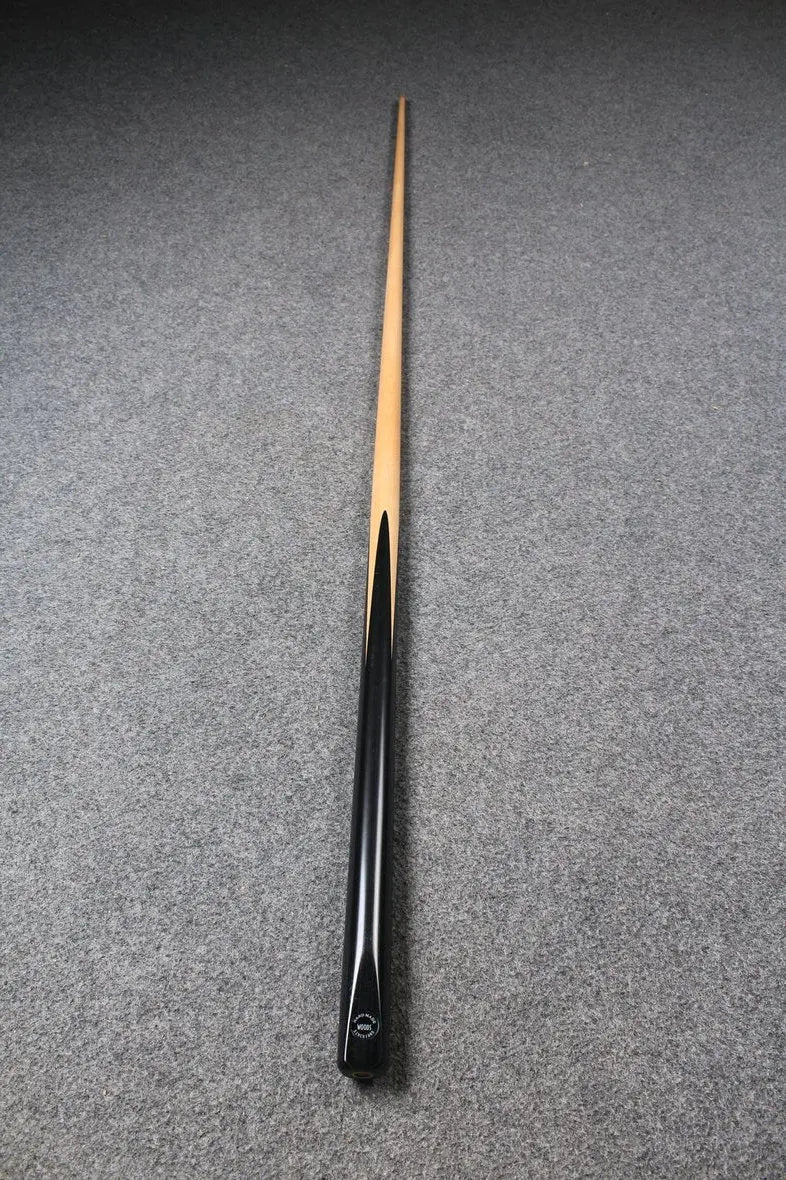 1 piece handmade maple 8 ball pool cue plain ebony butt- variant length