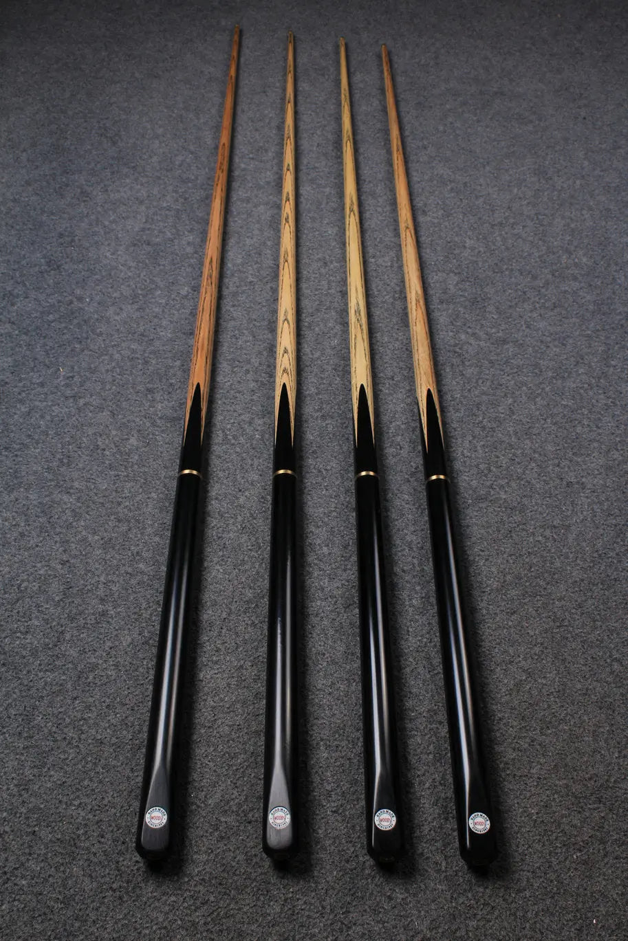 3/4 handmade ash english pool cue - variant length , variant tip size WOODS CUES