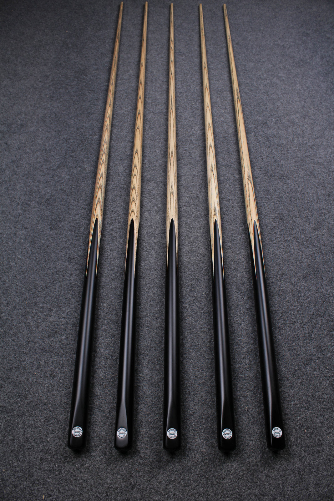 1 piece handmade ash english pool cue - variant length , variant tip size