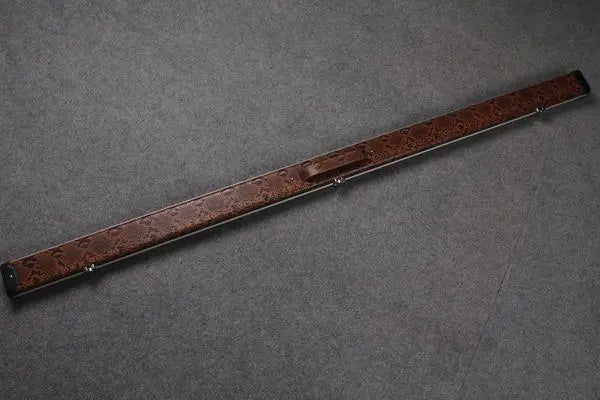 1 piece leather case aluminium construction with 2 slots ~halo style WOODS CUES