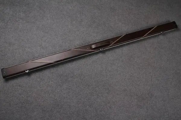 1 piece leather case aluminium construction with 2 slots ~halo style WOODS CUES