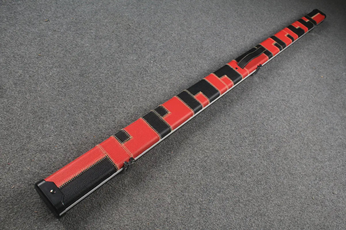 10 of one piece leather 2 slot cases aluminium construction WOODS CUES