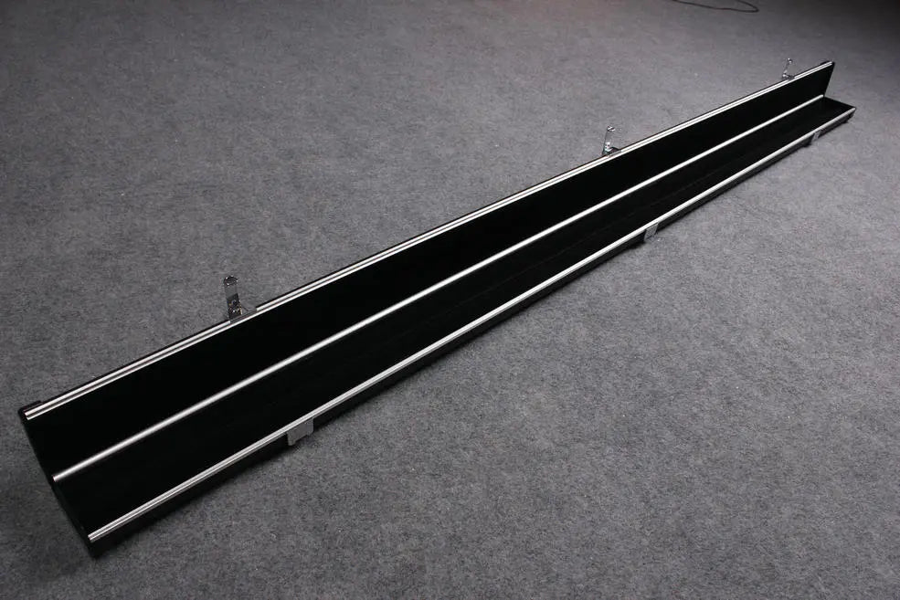 1 piece leather case aluminium construction with 2 slots ~halo style