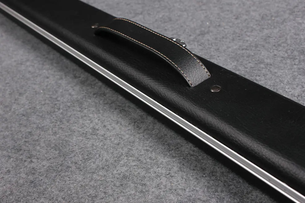 1 piece leather case aluminium construction with 2 slots ~halo style