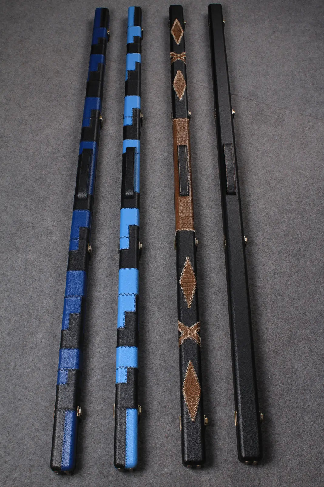 1 piece leather slimline cue case