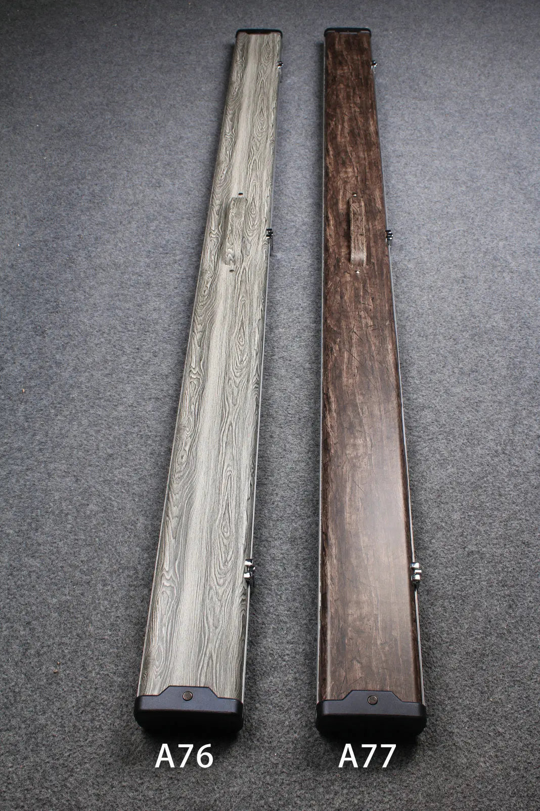 1 piece tree bark leather case aluminium construction with 3 slots