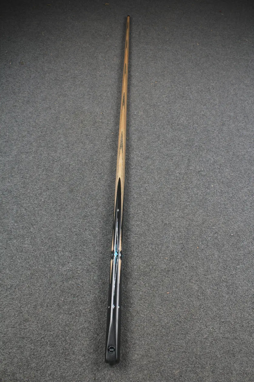 1 piece handmade ash chinese 8 ball pool cue CHEVRONS+ WOODS CUES
